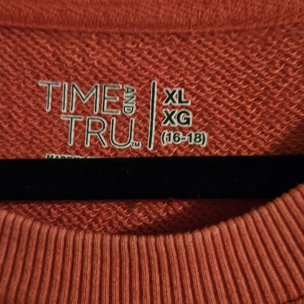 Sweatshirt / XL / coral - Picture 2 of 3